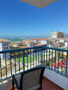 Μπαλκόνι ή βεράντα στο شاليه للايجار3 غرف في بورتو مارينا العلمين اصنع بعض الذكريات كود 07