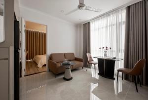 Setusvæði á Hoang Dung Hotel and Apartment by THC Group