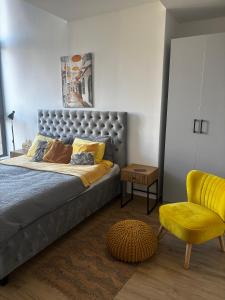 Cama o camas de una habitación en Apartman Yellow Moon