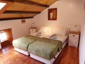 Ένα ή περισσότερα κρεβάτια σε δωμάτιο στο Studio in Plomin - Istrien 8773