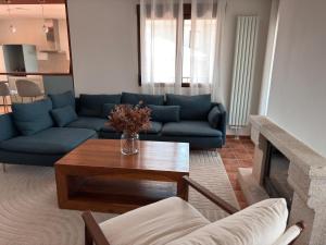 Χώρος καθιστικού στο Casa Maison Llama