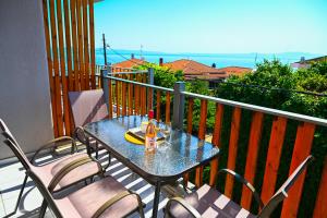 Balkón nebo terasa v ubytování Bohemian Afitos Apartment