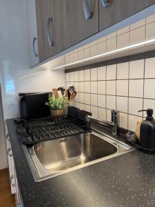 Kuchyň nebo kuchyňský kout v ubytování Il Cottage