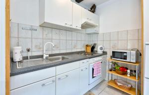 Η κουζίνα ή μικρή κουζίνα στο Lovely Home In Frkasic