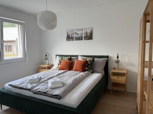 Postel nebo postele na pokoji v ubytování SimpleVibes I Lucerne I Andermatt I Nature I Family