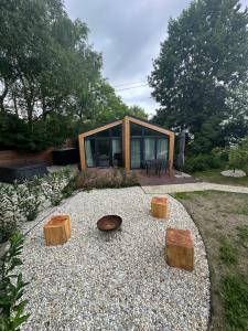 Zahrada ubytování Tiny House Útulno