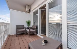Balkón nebo terasa v ubytování Cozy Apartment In Sukosan + 19 fotografií
