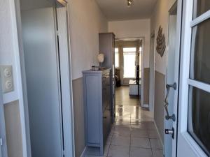 Küche/Küchenzeile in der Unterkunft Ferienhaus Ohrenqualle