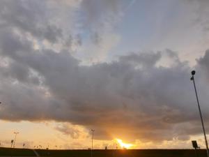 Blick auf den Sonnenuntergang/Sonnenaufgang von des Ferienhauses aus oder aus der Nähe