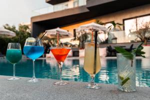 Nápoje v ubytování Azura Ksamil Hotel