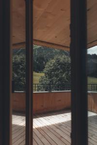 Balkón nebo terasa v ubytování Die Lecherin
