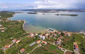 an aerial view of a large body of water at 2 Bedroom Nice Apartment In Pasman in Pašman +13 photos