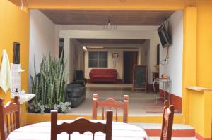 Posezení v ubytování Hostal Juan Páramo