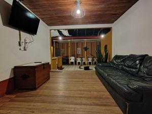 Posezení v ubytování Hostal Juan Páramo