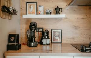 Kemudahan buat kopi dan teh di Awesome Home In Mrkopalj With Kitchen