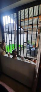 Posezení v ubytování Habitación privada y baño compartido