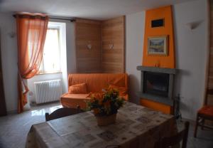 Posezení v ubytování Residence Arvinei
