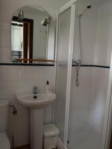 A bathroom at Mayorazgo De Altamira Mila