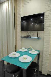 Μια τηλεόραση ή/και κέντρο ψυχαγωγίας στο Studio at Tsentralnyi Prospekt