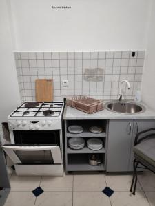 Η κουζίνα ή μικρή κουζίνα στο Rooms Nada