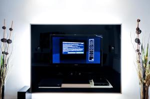 Telewizja i/lub zestaw kina domowego w obiekcie Apartment Giuliano Vienna