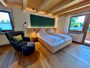 Postel nebo postele na pokoji v ubytování Gästehaus Philipp