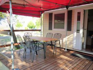 Patio nebo venkovní prostory v ubytování Mobilehomes in Seline - Paklenica Riviera 6831