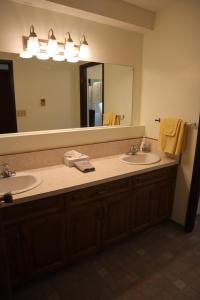 Koupelna v ubytování Taylor Lake Resort BC + 23 fotografií