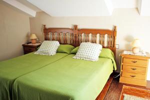 Cama o camas de una habitación en Casa de Aldea El Valle