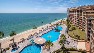 an aerial view of a resort and the beach at Sonoran Sun in Campo del Medio