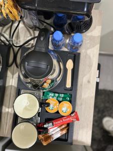 Η κουζίνα ή μικρή κουζίνα στο بسمة الابداع +12 φωτογραφίες