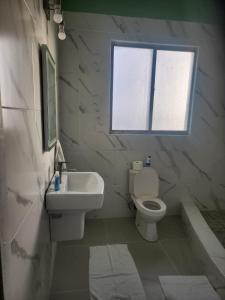 Vannituba majutusasutuses Cozy Sunwave