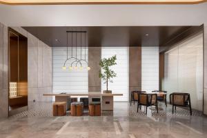 Posezení v ubytování Hilton Garden Inn Chengdu Jinniu Yipintianxia