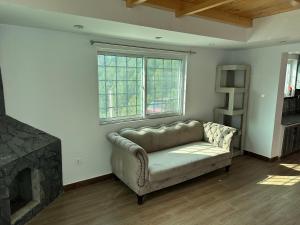 Posezení v ubytování Sharfus cottage