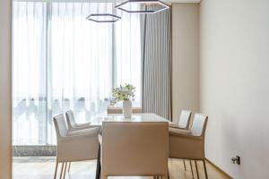 Bodun International Apartment Foshan Shunde Fengjian Water Village Branch的休息区