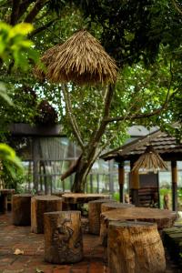 Een tuin van Krazy Gecko Resort