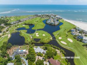 an aerial view of the golf club at the ocean point clubcano at 521 Sunsuite in Fripp Island
