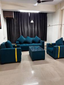 Ruang duduk di Air deck luxury flat