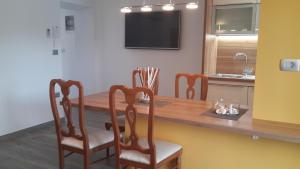 Kuchyň nebo kuchyňský kout v ubytování Apartments Tre Perle