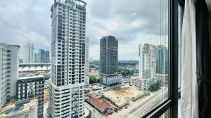 Een algemene foto van Johor Bahru of een uitzicht op de stad vanuit het appartement