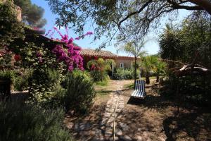 A garden outside La Fattoria Delle Tartarughe