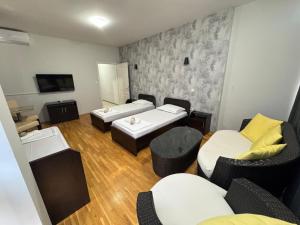 Voodi või voodid majutusasutuse Apartments Philip II toas