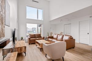 TV a/nebo společenská místnost v ubytování Ski and Spa - L'Altitude des Sommets