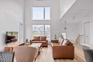 Posezení v ubytování Ski and Spa - L'Altitude des Sommets