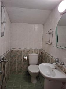 a bathroom with a toilet and a sink at Villa Sveti Dimitar in Borovets +29 photos
