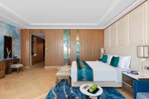 Postel nebo postele na pokoji v ubytování hotel julee