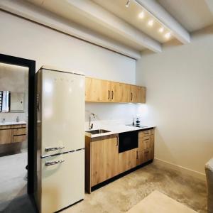Kuchyň nebo kuchyňský kout v ubytování Apartamento Loft nuevo a 5 min de la playa