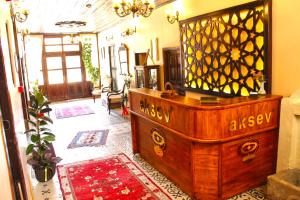 Lobbyen eller receptionen på Aksehir Butik Hotel