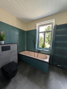 Koupelna v ubytování König - Ferienwohnung Waldheim