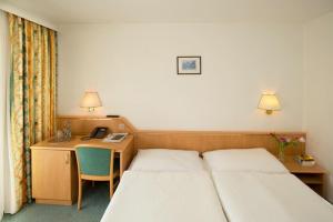 Et rom på Gornergrat Dorf Hotel